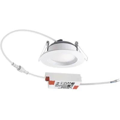 ESYLUX LED-Downlight ELSA-2 DL 68 OP EO10298967 | 5W Einbauleuchte | 500lm 3000K | Aluminium | Ø98mm | Weiß