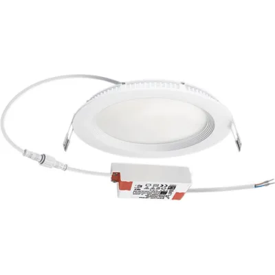 ESYLUX LED-Downlight ELSA-2 DL 165 OP EO10298981 | 9W | 850lm | 3000K warmweiß | Aluminium | Einbau Ø165mm | IP20 | weiß
