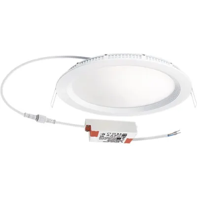 ESYLUX LED-Downlight ELSA-2 DL 225 OP EO10299018 | 18W | 4000K neutralweiß | 1750 lm | Ø225 mm | Aluminium weiß | Einbau