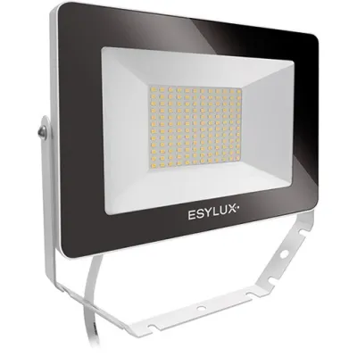 ESYLUX LED-Strahler OFL BASIC EL10810749 | 50W | 5000lm | 4000K neutralweiß | IP65 | Alu weiß | schwenkbar