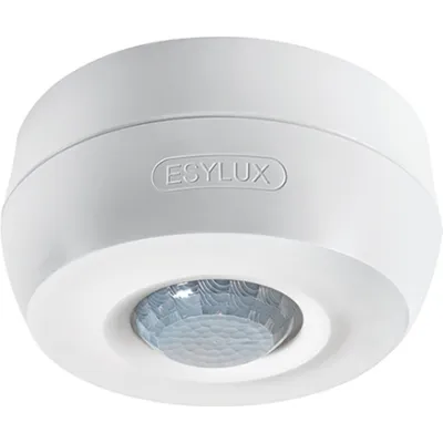ESYLUX Präsenzmelder | PD 360i/8 BASIC | 360° Erfassung | 8m Reichweite | Deckenmontage Aufputz | IP40 | 230V | weiß