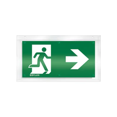 ESYLUX Piktogrammscheibe 1-seitig PR EN10079054