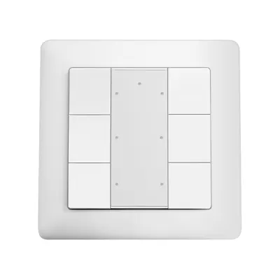 ESYLUX Taster EP10431623 | 6-fach DALI-2 Tastsensor | Unterputz | Busankopplung | Kunststoff weiß | RAL 9003