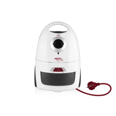 ETA Bodenstaubsauger AERO 0500/10 | 700 Watt | HEPA Filter | Beutelbetrieb | 8m Aktionsradius | Parkettdüse | Weiß