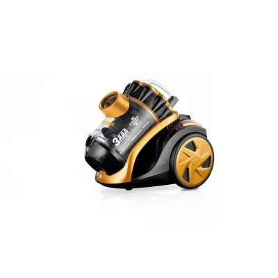 Hyundai Bodenstaubsauger HYUVC014 | beutellos | 800W ECO-Motor | HEPA-Filter | 1l Staubbehälter | Zubehör | schwarz