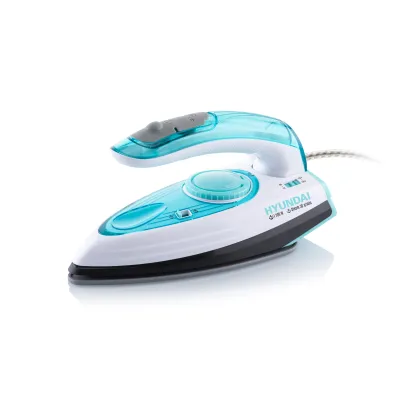 Hyundai Dampfbügeleisen HYUSI990 | Keramiksohle | 1200W | kompakt & leicht | Spannungsumschaltung | weiß/türkis