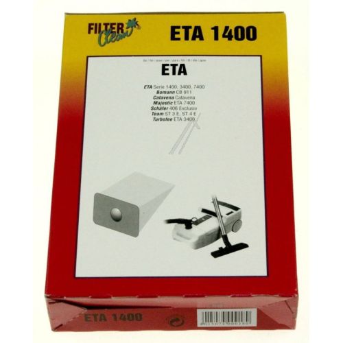 Bild: Eta140 Beutel für Filterclean Staubsauger 000020K 8 Stück