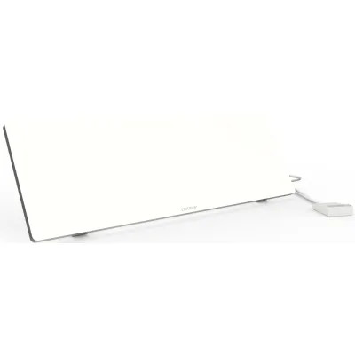 ETHERMA LAVA DESK SUB Infrarotheizung 90W | Arbeitsplatzheizung unter Schreibtisch | 60x20cm | Timer | dimmbar | weiß
