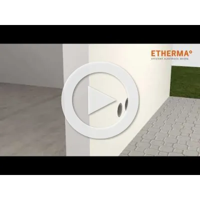 ETHERMA Wohnraum-Luftwärmepumpe FIRE+ICE2-5W Monoblock 3,05 kW | Heizung & Klimagerät | für 35m² | weiß | 48001