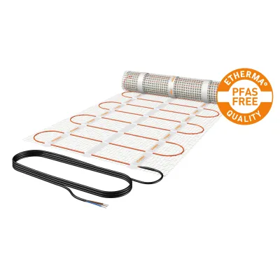 ETHERMA Heizmatte eFLOOR-PRO-150-1000 | 5 m² | 750W | 150W/m² | extra dünn 2,7mm | PFAS-frei | selbstklebend | 230V