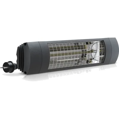 ETHERMA Infrarotstrahler EXO COMFORT ET-EXO-COMFORT-1800-B | 1800W | IP65 | Decken-/Wandmontage | Outdoor Heizstrahler