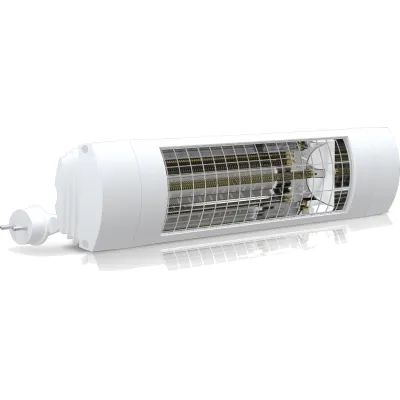 ETHERMA Infrarotstrahler ET-EXO-COMFORT-1800RC-W | 1800W | Outdoor Heizstrahler | Wand- & Deckenmontage | IP65 | Funk