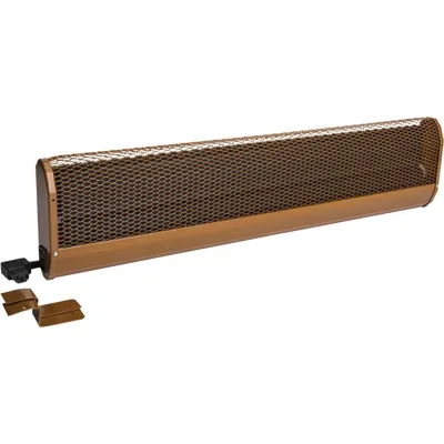 ETHERMA Kirchenbankheizkörper Li.,400W,1000mm,br KST100L