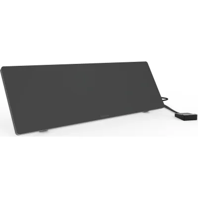 ETHERMA Infrarot Arbeitsplatzheizung LAVA-DESK-SUB-90-B 90W | Schreibtisch Heizung unter Tisch | 60x20cm | dimmbar