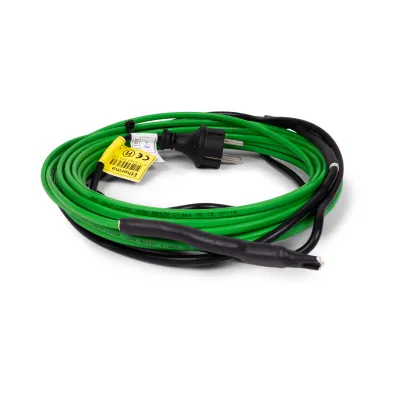 ETHERMA Heizschleife ICE-20 40580 | Frostschutz Heizkabel Metallrohre 20 m | 200 W | 230 V | Thermostat | Blau