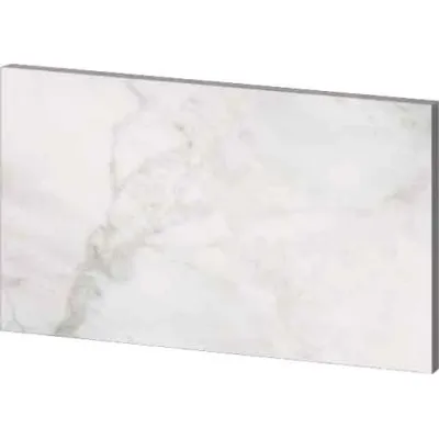 Eurotherm Natursteinheizung VOLAKOS HE11 | Marmorheizung 1100W | 100x61x3 cm | Infrarot | Wandmontage | IP55 | weiß