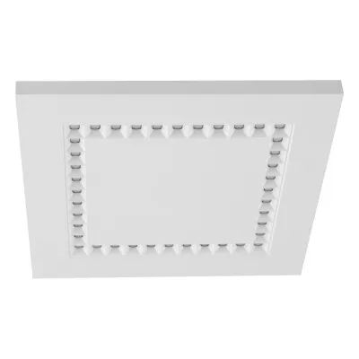 EVN LED Anbauleuchte ALQ250102 | 12W | 1240lm | 3000K warmweiß | dimmbar | 250x250x33mm | IP20 | UGR<22 | IK08 | weiß