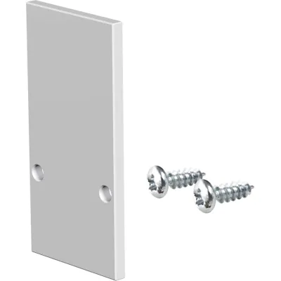 EVN Abschlussplatte für Alu-Profile APWBEAP | Endabschlussplatte APWB100/APWB200 | Aluminium eloxiert | IP20