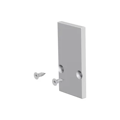 EVN Abschlussplatte für Alu-Profile APWBEAP | Endabschlussplatte APWB100/APWB200 | Aluminium eloxiert | IP20