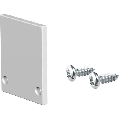 EVN Endabschlussplatte APHEAP | Alu-Profil Endstück für APH100/APH200 | Aluminium eloxiert | inkl. Schrauben | IP20