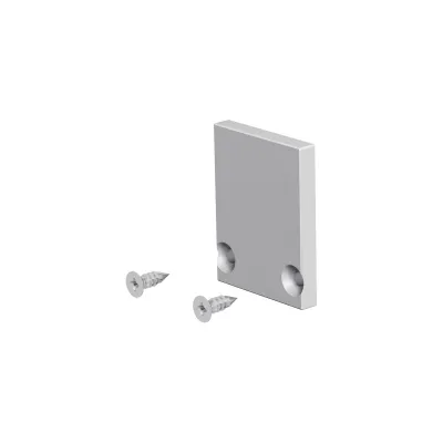EVN Endabschlussplatte APHEAP | Alu-Profil Endstück für APH100/APH200 | Aluminium eloxiert | inkl. Schrauben | IP20