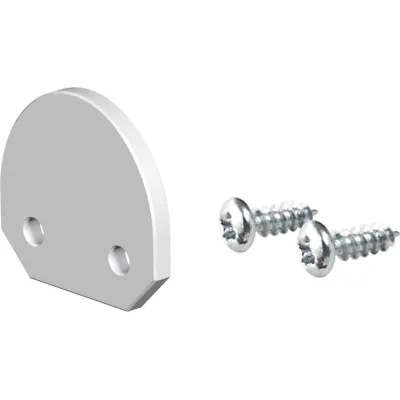 EVN Endabschlussplatte APREEAP | Alu-Endkappe für APRE100/APRE200 Profile | eloxiert | inkl. 2 Schrauben | IP20