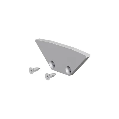EVN Endabschlussplatte APTEEAP | für Alu-Profil APTE100/APTE200 | eloxiertes Aluminium | inkl. Schrauben | IP20