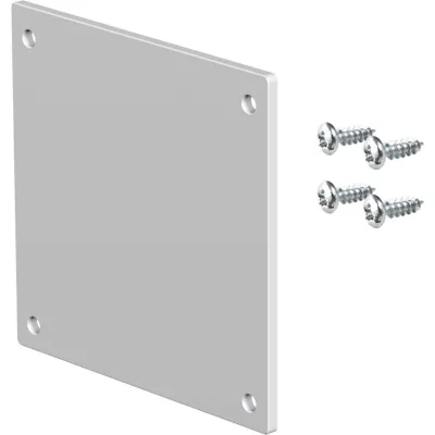 EVN ALU-Endabschlussplatte 1 Stück 2 Schrauben AP EB EAP