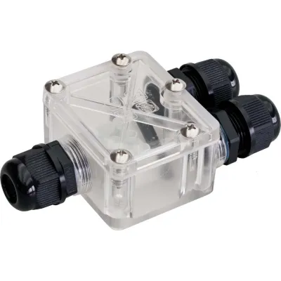 EVN Verteilerbox RMV 3P | 3-polig | IP68 | Doppelabzweig | Kunststoff | max. 250V | für Außeneinsatz | 8–12mm Kabel