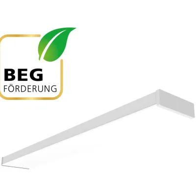 EVN LED Deckenanbaupanel APS1200125 | 1200x164mm | 17-30W | 2142-4200lm | 3000-4000K | UGR19 | IP40 | Aluminium Weiß