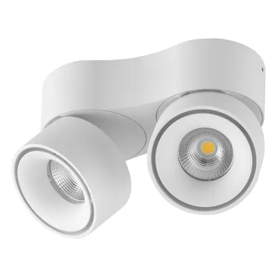 EVN LED Deckenleuchte AS20180125 | Anbaustrahler 18W | 3000-4000K CCT | drehbar | 750lm | Aluminium weiß | IP20