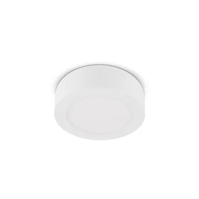 EVN LED-Anbaupanel ATR120125 | rund | 8W | dimmbar | 3000K/4000K | 752lm | IP44 | Ø120mm | Aluminium weiß