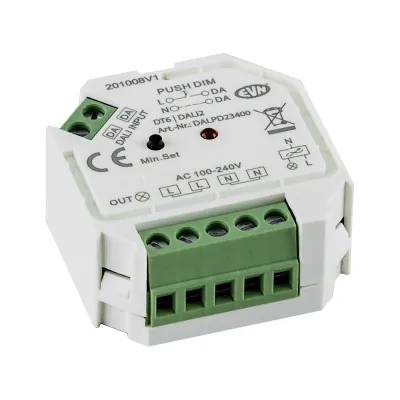EVN DALI Dimmer DALPD23400 | 100-240V AC | 200W LED, 400W Halogen | DALI2 DT6 | IP20 | Einbau | Kunststoff