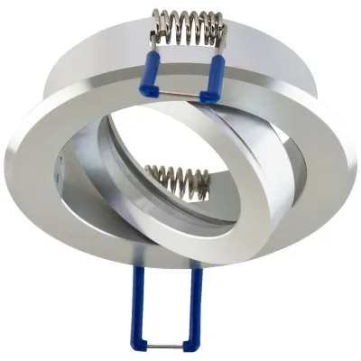 EVN Einbaustrahler 698014 | 50W GX5.3 | schwenkbar | Einbauleuchte Aluminium | 12V | IP20 | rund | Ø68mm | alu