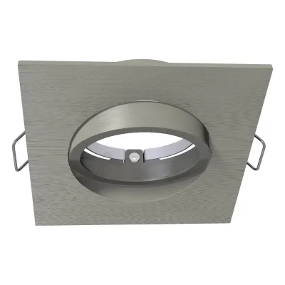 EVN Deckeneinbauleuchte 834013 | LED-Einbaustrahler schwenkbar | 83x83mm | 50W | Aluminium gebürstet | IP20