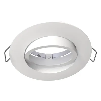 EVN Deckeneinbauleuchte 830001 | LED-Einbaustrahler rund schwenkbar | 68mm Einbaudurchmesser | Aluminium weiß | IP20