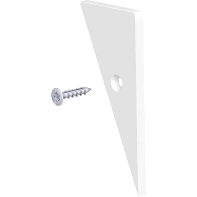 EVN Lichttechnik Endabschlussplatte APKVEAP | Alu eloxiert | für APKV100/200 | inkl. Schraube | weiß RAL9016 | IP20