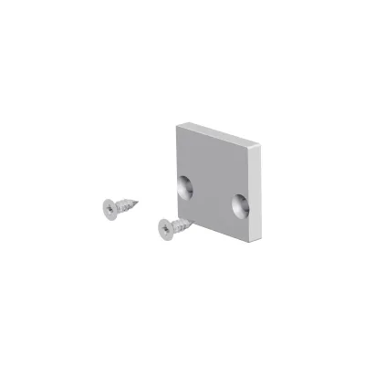 EVN Endabschlusplatte APFEAP für Alu-Profile APF100/APF200 | eloxiert | inkl. Schrauben | IP20 | Aluminium