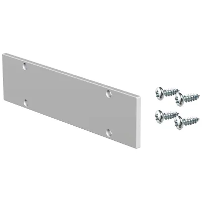 EVN Endabschlußplatte eloxiert APSLEAP Alu 18,5x70mm (1 Stück ink. 4 Schrauben)E