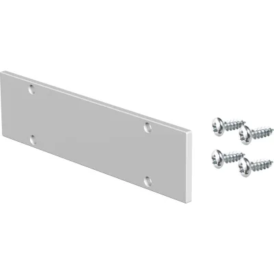 EVN Endabschlußplatte eloxiert APSLEAP Alu 18,5x70mm (1 Stück ink. 4 Schrauben)E