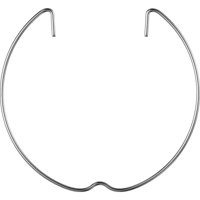 EGB Sprengring .051 | Ersatz-Sprengring für Leuchten | 51 mm Durchmesser | Stahl | Silber