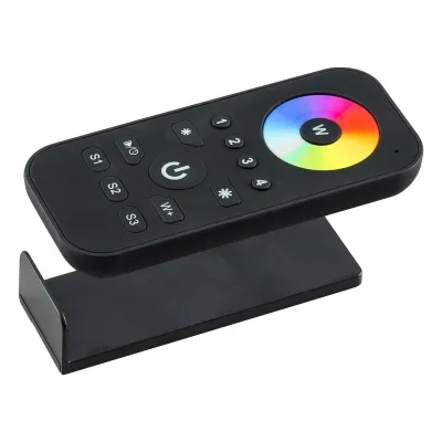 EVN Funkhandsender EFDHS4RGBW | 4-Kanal | RGBW | 868 MHz | Wandhalterung | dimmbar | IP20 | Reichweite 40 m | Batterie