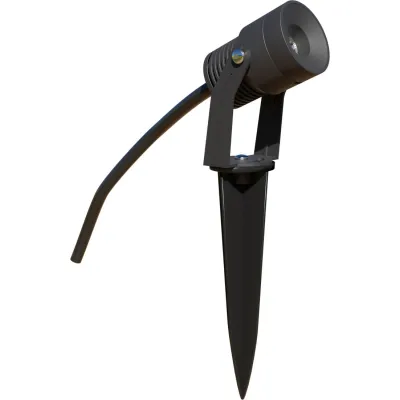 EVN LED Gartenspot PLC650502 | 5W | 350lm | 3000K warmweiß | IP65 | Erdspieß & Montagebügel | Aluminium anthrazit