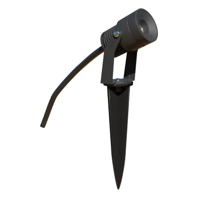 EVN LED Gartenspot PLC650502 | 5W | 350lm | 3000K warmweiß | IP65 | Erdspieß & Montagebügel | Aluminium anthrazit