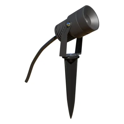 EVN LED Gartenspot PLC651002 | 10W | 700lm | 3000K | IP65 | Erdspieß & Bügel | Aluminium anthrazit