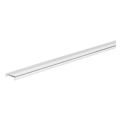 EVN Abdeckung KAKF300 | LED Aluminiumprofil Zubehör | 3000mm x 15mm x 4mm | Polycarbonat klar | flach | transparent