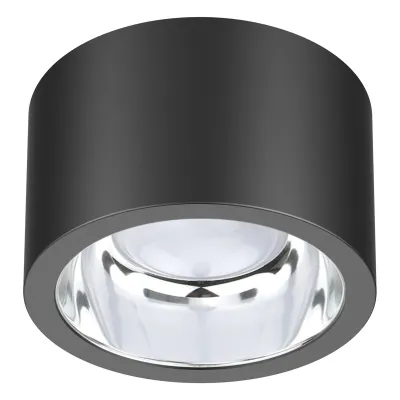 EVN LED-Deckenanbauleuchte ALG54131525 | rund | 13W | 3000–5700K | dimmbar | 1290lm | IP54 | Aluminium | anthrazit