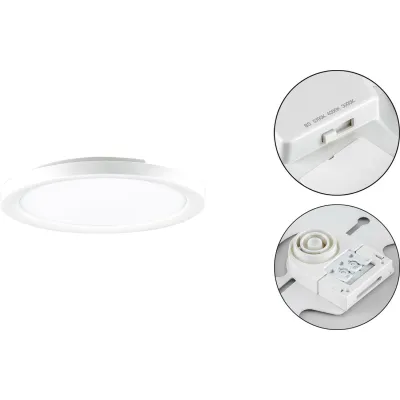 EVN LED Anbauleuchte AP33300125 | 30W | 3000-5700K CCT einstellbar | 3163lm | Ø330mm | dimmbar | IP20 | weiß