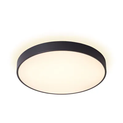 EVN LED Deckenanbauleuchte DUT400925 | rund | 42W | 3000-4000K CCT Switch | 3857lm | dimmbar | 400mm | Aluminium schwarz