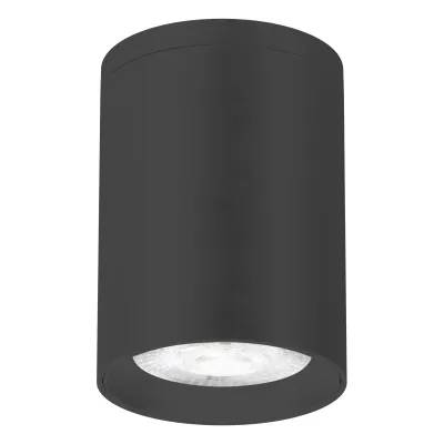 EVN LED-Deckenanbauleuchte AL54101502 | 10W | 950lm | 3000K warmweiß | dimmbar | IP54 | Ø70mm | anthrazit